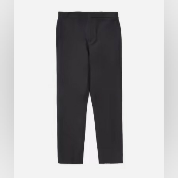 Everlane | The Fixed-Waist Stretch Cotton Pant | Black | Size 2 - Picture 2 of 10